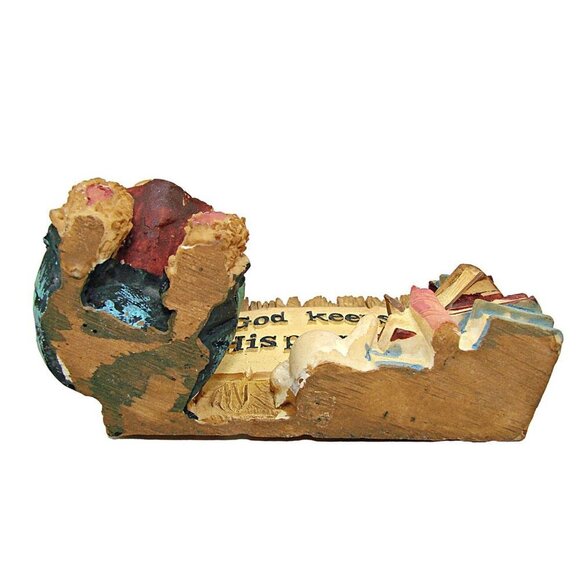 Dolgencorp Teddy Bear God Keeps His Promises Figurine Religious Nursery Decor - Picture 7 of 12